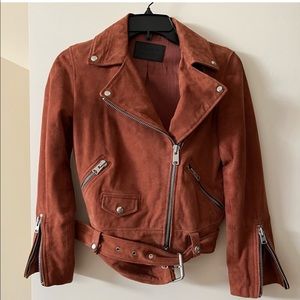 ALLSAINTS suede leather jacket, brand new